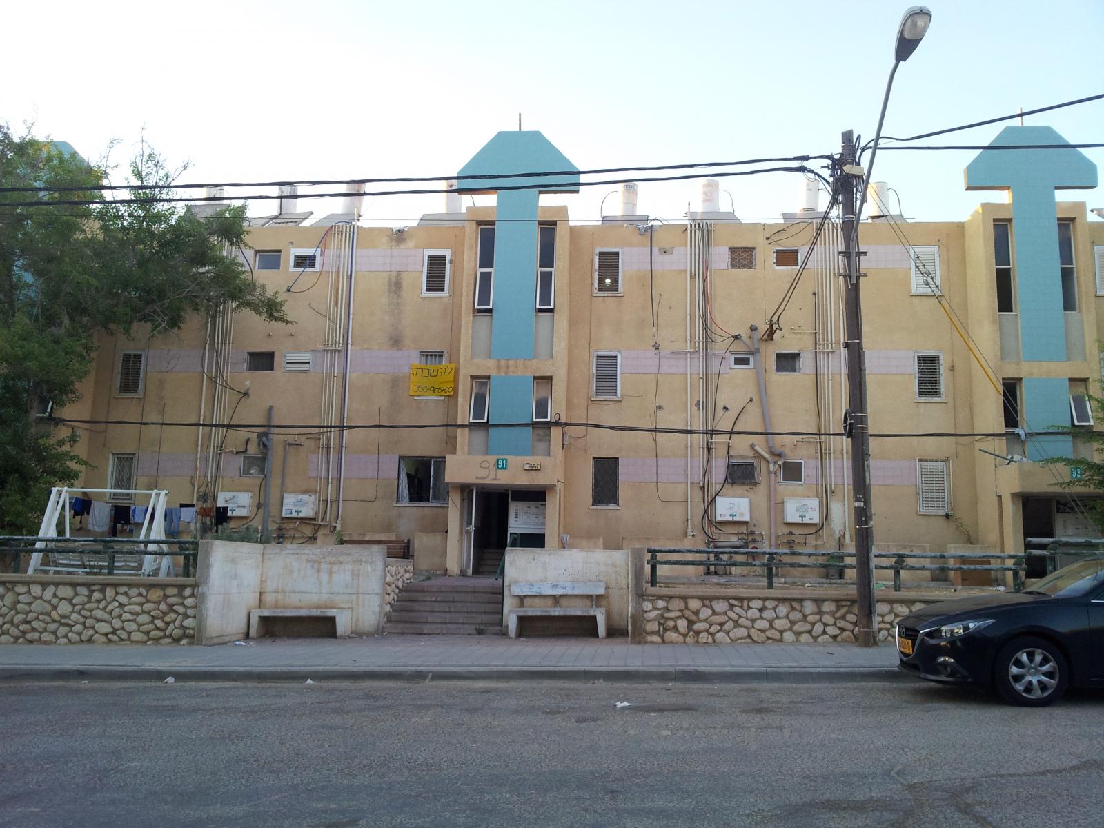 שכונה ישנה בבאר שבע. הנדל''ן הזול מניב תשואה גדולה (צילום: דני בלר)